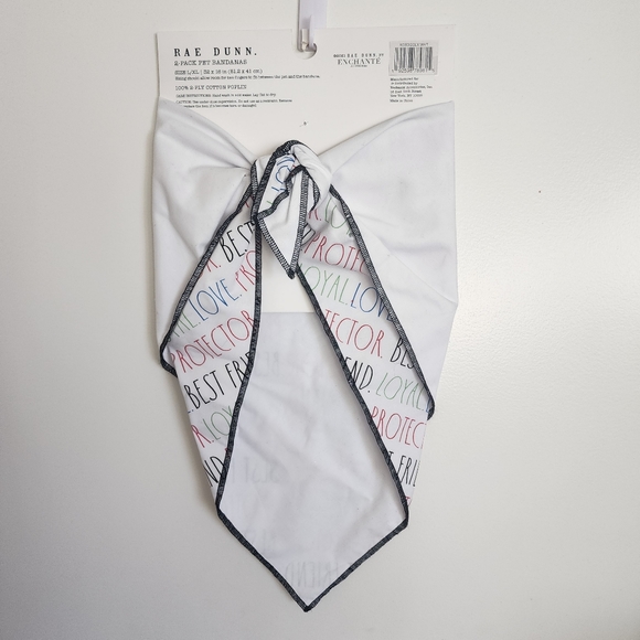 Rae Dunn Good Girl Pet Bandanna 2-Pack - Picture 9 of 9